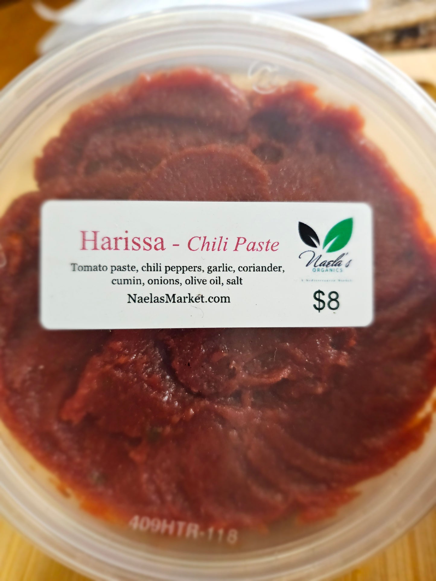 Harissa Spicy Paste  (local delivery or pickup only around 11788 area code)