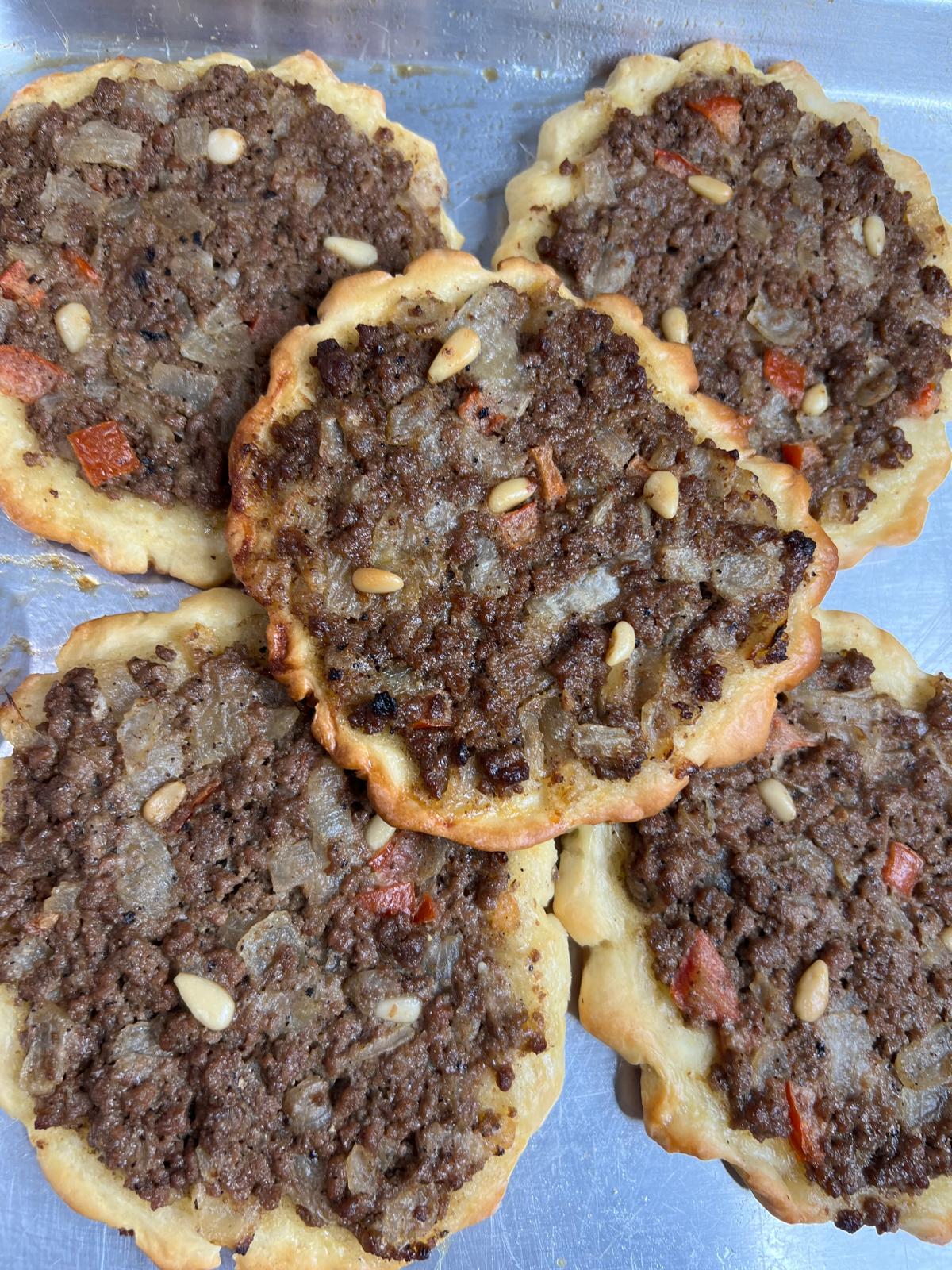 Pies - Beef Pie (Sfeeha)  (local delivery or pickup only around 11788 area code)