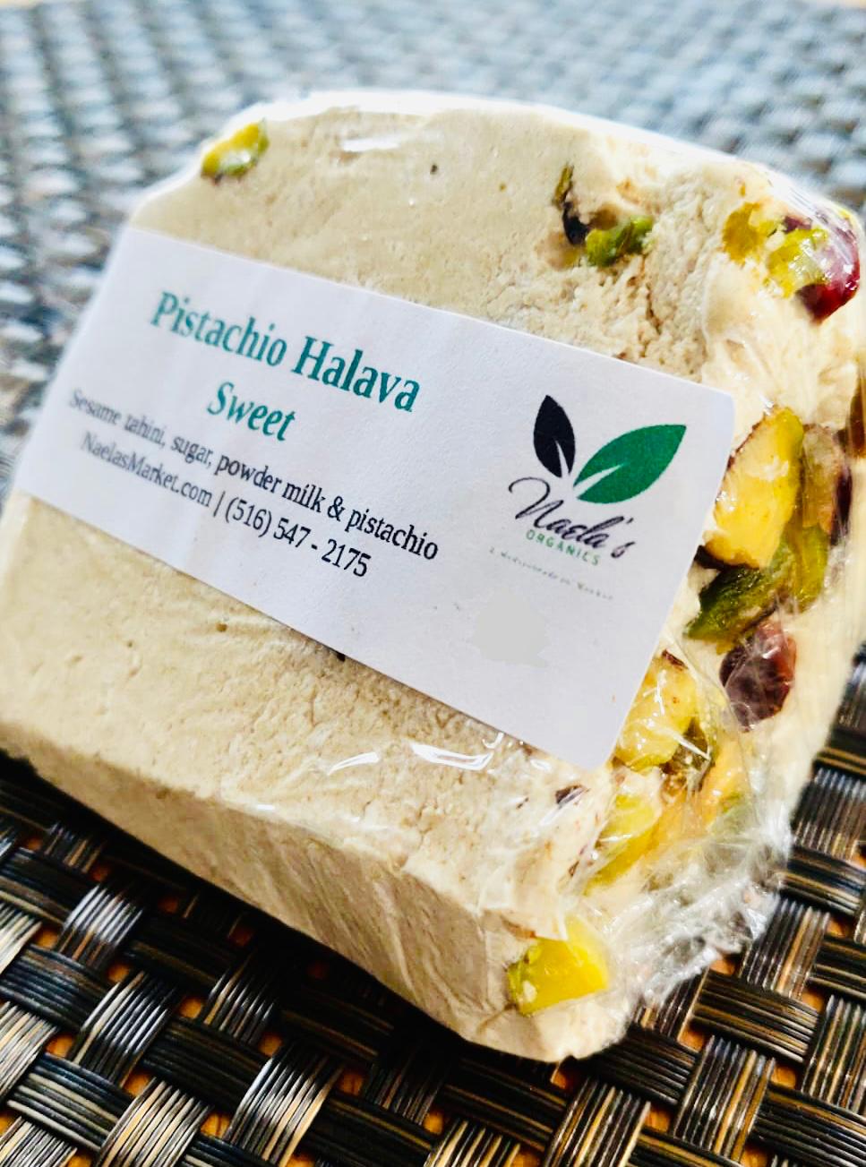 Halava with pistachios