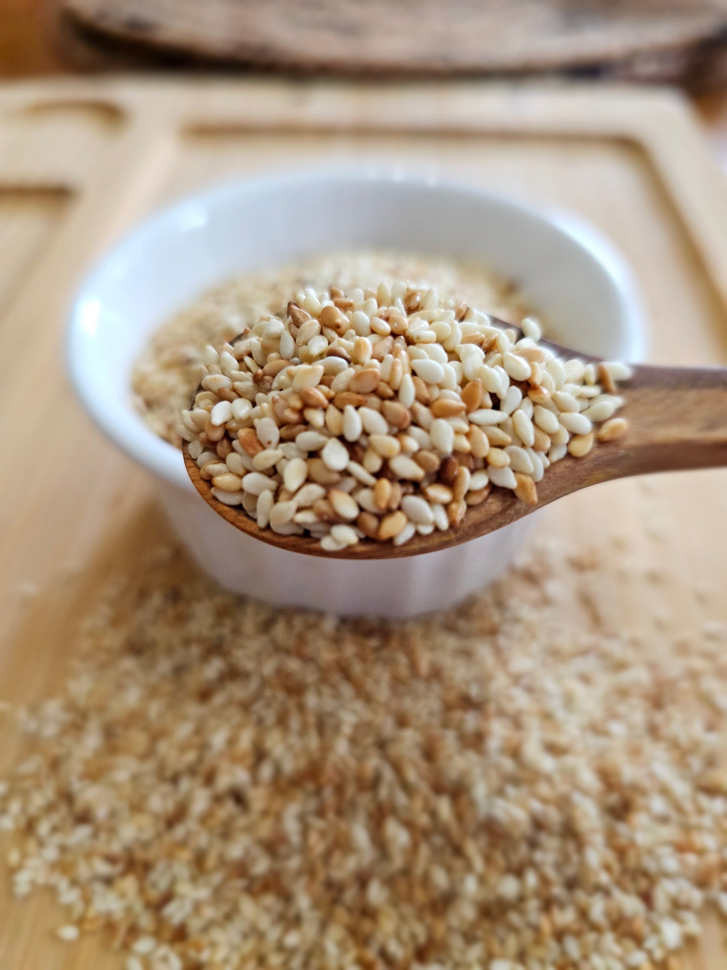 Toasted Sesame Seeds – Mediterranean Pantry Staple (3 oz)
