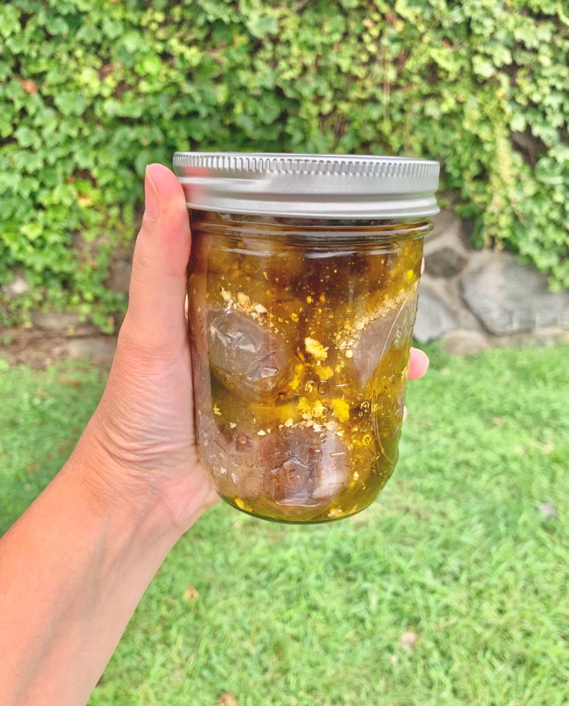 Makdous - Stuffed Baby Eggplants