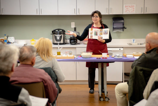 Cooking at the Smithtown Library in Nesconset