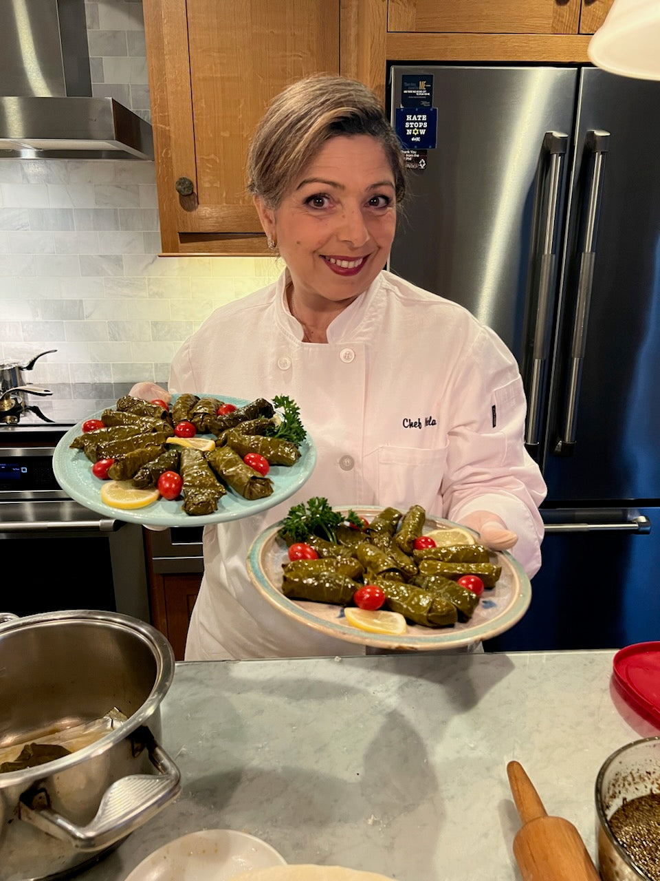 Stuffed Grape Leaves with Meat