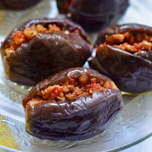 Appetizer - Makdous stuffed baby eggplants